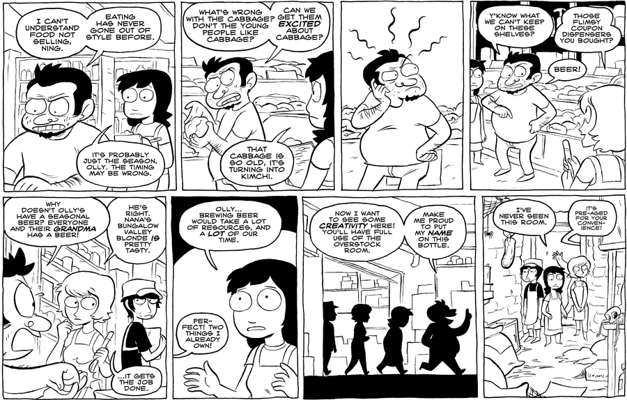 Octopus Pie – #313 – it gets the job done (2009-08-05). Meredith Gran, CC BY-NC-SA 3.0 US. https://www.octopuspie.com/comic/313-it-gets-the-job-done/