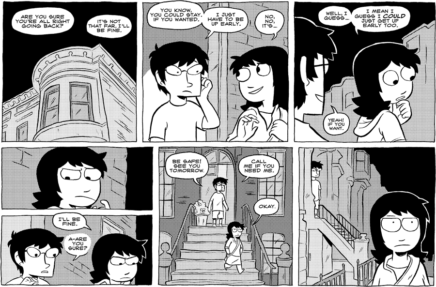 Octopus Pie – #317 – i’ll be fine (2009-08-14). Meredith Gran, CC BY-NC-SA 3.0 US. https://www.octopuspie.com/comic/317-ill-be-fine/