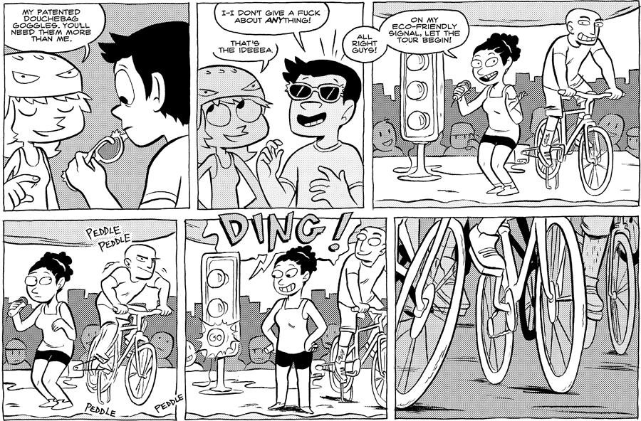 Octopus Pie – #324 – douchebag goggles (2009-08-31). Meredith Gran, CC BY-NC-SA 3.0 US. https://www.octopuspie.com/comic/324-douchebag-goggles/