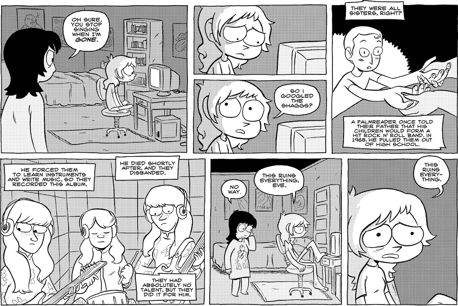 Octopus Pie – #346 – this ruins everything (2009-11-26). Meredith Gran, CC BY-NC-SA 3.0 US. https://www.octopuspie.com/comic/346-this-ruins-everything/