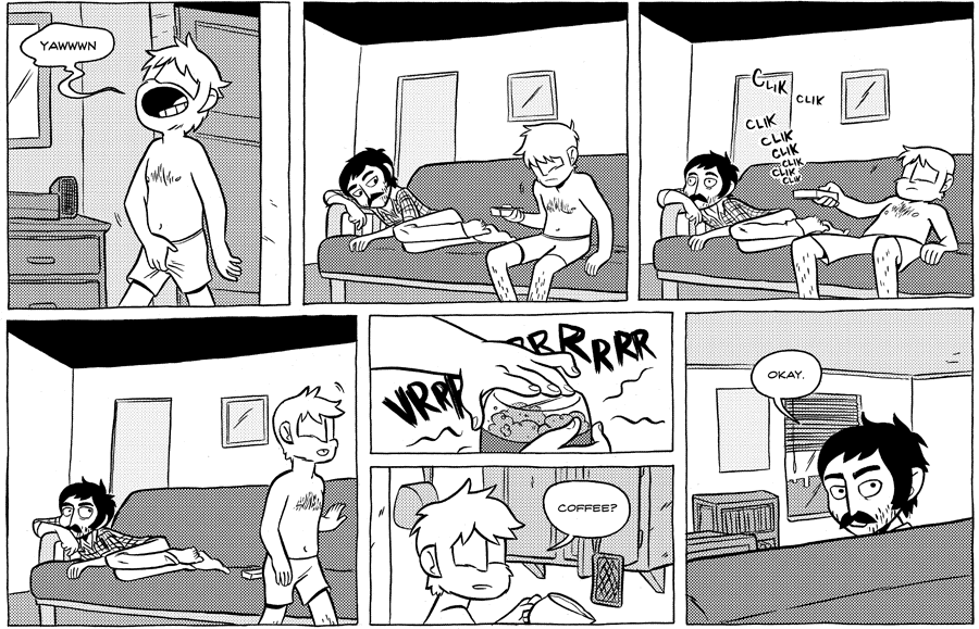 Octopus Pie – #349 – coffee (2010-01-29). Meredith Gran, CC BY-NC-SA 3.0 US. https://www.octopuspie.com/comic/349-coffee/