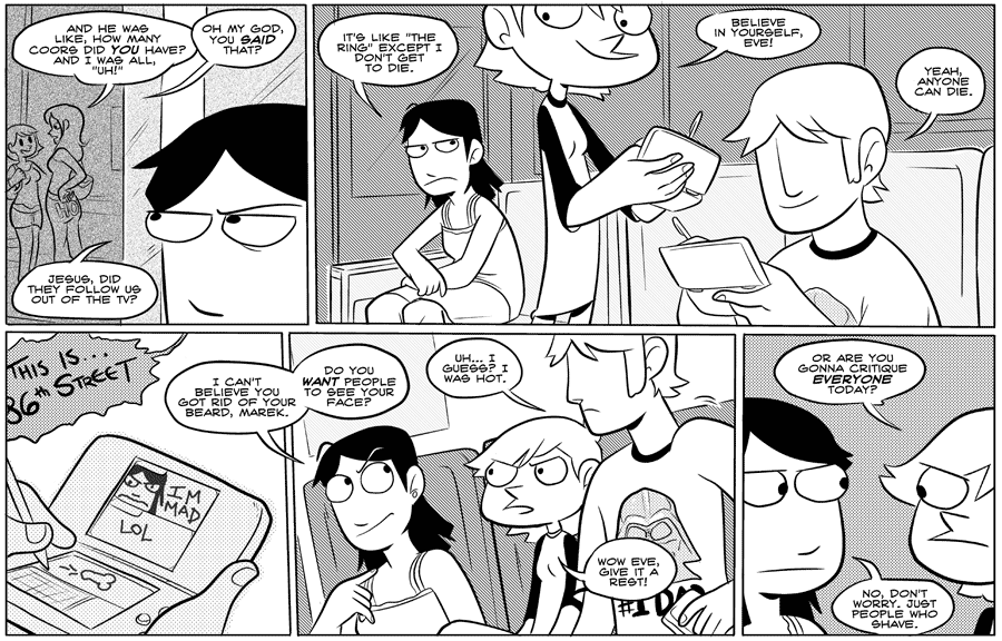 Octopus Pie – #036 – belive in yourself (2007-08-20). Meredith Gran, CC BY-NC-SA 3.0 US. https://www.octopuspie.com/comic/036-believe-in-yourself/