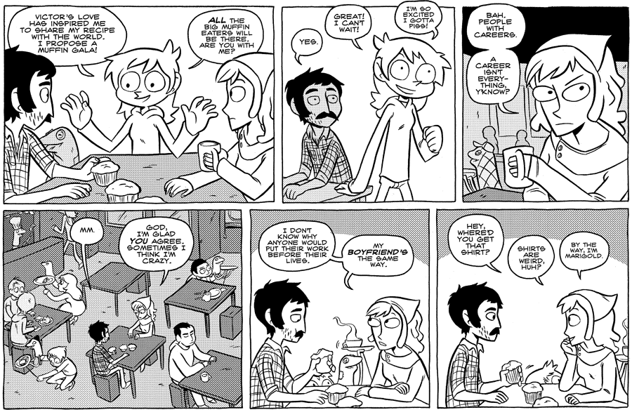 Octopus Pie – #354 – people with careers (2010-02-03). Meredith Gran, CC BY-NC-SA 3.0 US. https://www.octopuspie.com/comic/354-people-with-careers/