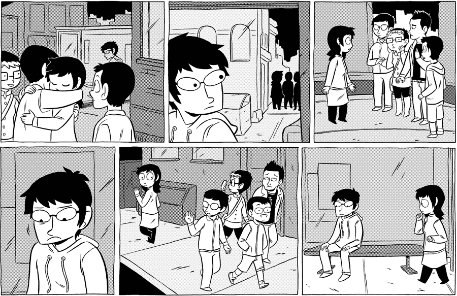 Octopus Pie – #374 – goodbye circle (2010-04-19). Meredith Gran, CC BY-NC-SA 3.0 US. https://www.octopuspie.com/comic/374-goodbye-circle/