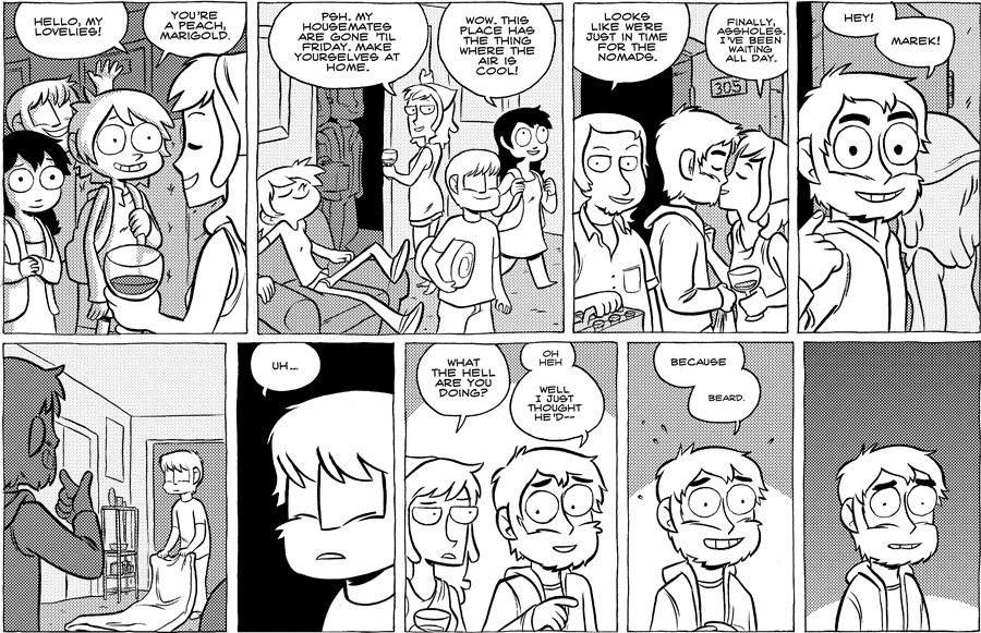 Octopus Pie – #380 – the thing where the air is cool (2010-08-09). Meredith Gran, CC BY-NC-SA 3.0 US. https://www.octopuspie.com/comic/380-the-thing-where-the-air-is-cool/