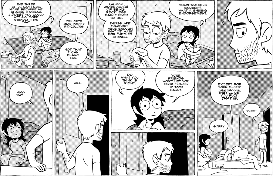 Octopus Pie – #386 – comfortable enough (2010-08-23). Meredith Gran, CC BY-NC-SA 3.0 US. https://www.octopuspie.com/comic/386-comfortable-enough/
