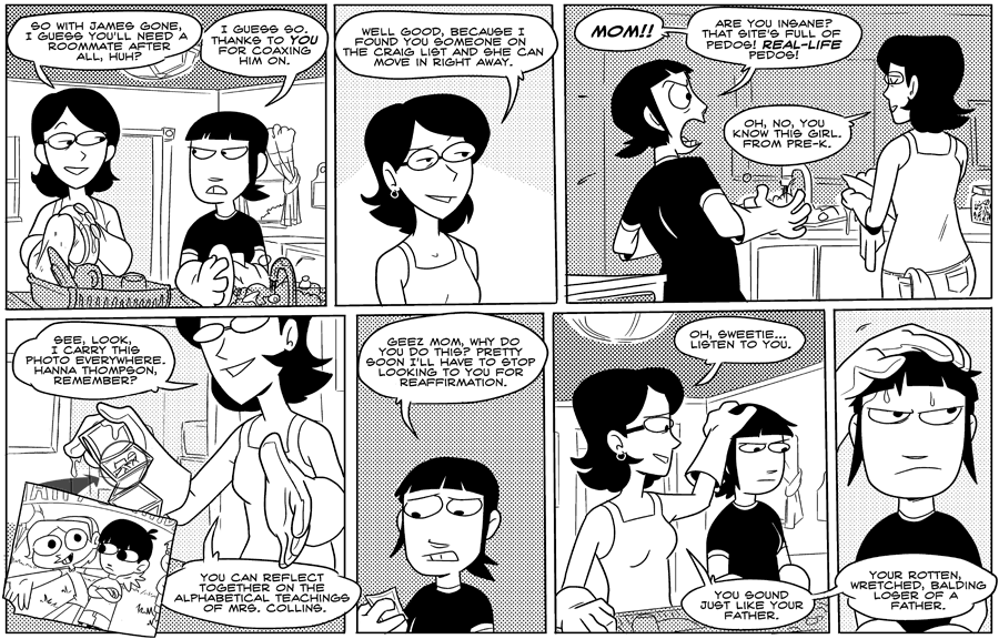 Octopus Pie – #004 – the craig list (2007-05-21). Meredith Gran, CC BY-NC-SA 3.0 US. https://www.octopuspie.com/comic/004-the-craig-list/
