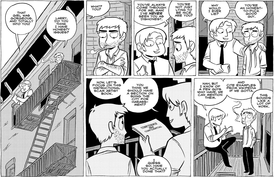 Octopus Pie – #396 – lying to be nice (2010-09-16). Meredith Gran, CC BY-NC-SA 3.0 US. https://www.octopuspie.com/comic/396-lying-to-be-nice/