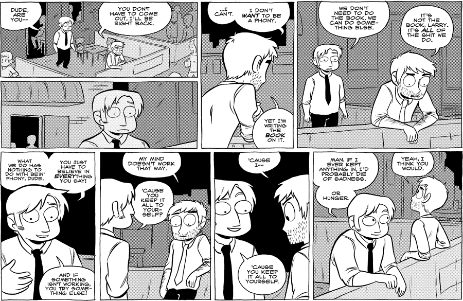 Octopus Pie – #399 – phony (2010-09-22). Meredith Gran, CC BY-NC-SA 3.0 US. https://www.octopuspie.com/comic/399-phony/