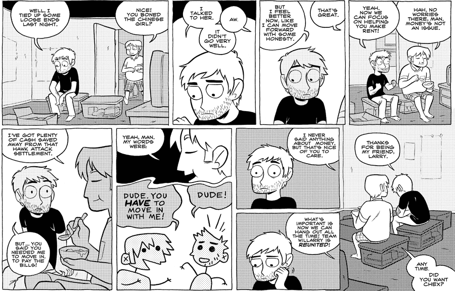 Octopus Pie – #402 – chex (2010-10-01). Meredith Gran, CC BY-NC-SA 3.0 US. https://www.octopuspie.com/comic/402-chex/