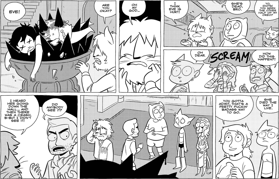 Octopus Pie – #406 – [scream] (2010-10-15). Meredith Gran, CC BY-NC-SA 3.0 US. https://www.octopuspie.com/comic/406-scream/