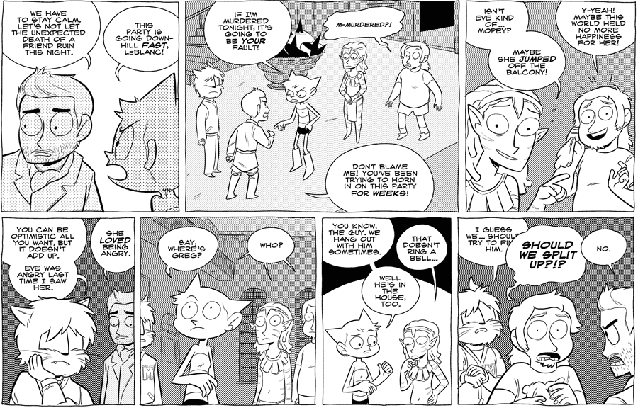 Octopus Pie – #407 – going downhill fast (2010-10-18). Meredith Gran, CC BY-NC-SA 3.0 US. https://www.octopuspie.com/comic/407-going-downhill-fast/