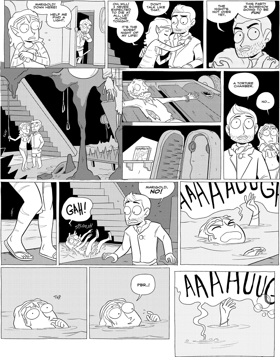 Octopus Pie – #411 – torture chamber (2010-10-27). Meredith Gran, CC BY-NC-SA 3.0 US. https://www.octopuspie.com/comic/411-torture-chamber/