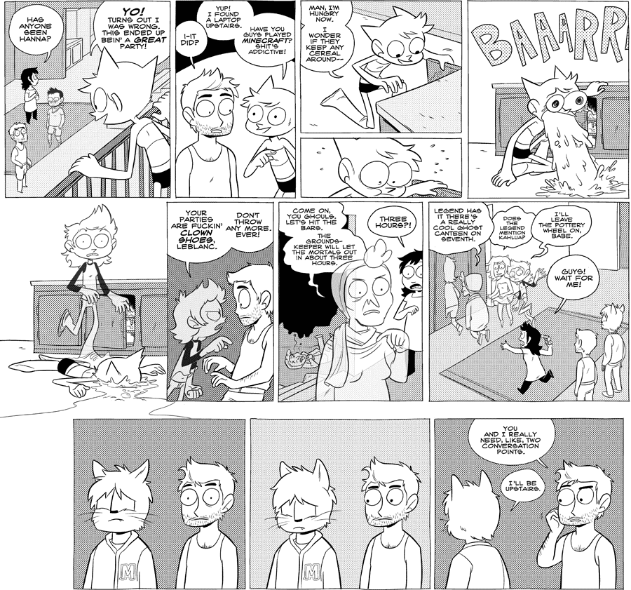 Octopus Pie – #415 – ghost canteen (2010-11-17). Meredith Gran, CC BY-NC-SA 3.0 US. https://www.octopuspie.com/comic/415-ghost-canteen/