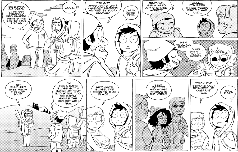 Octopus Pie – #435 – spending money (2011-02-01). Meredith Gran, CC BY-NC-SA 3.0 US. https://www.octopuspie.com/comic/435-spending-money/