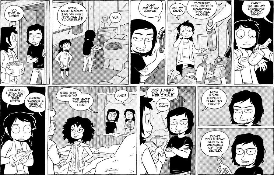 Octopus Pie – #437 – my guitar (2011-02-07). Meredith Gran, CC BY-NC-SA 3.0 US. https://www.octopuspie.com/comic/437-my-guitar/