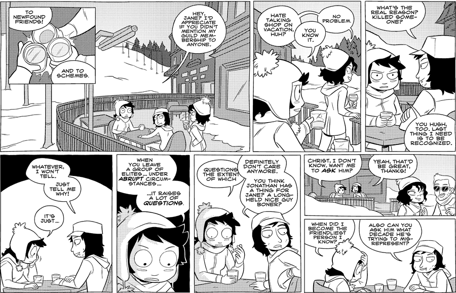 Octopus Pie – #441 – a lot of questions (2011-02-16). Meredith Gran, CC BY-NC-SA 3.0 US. https://www.octopuspie.com/comic/441-a-lot-of-questions/