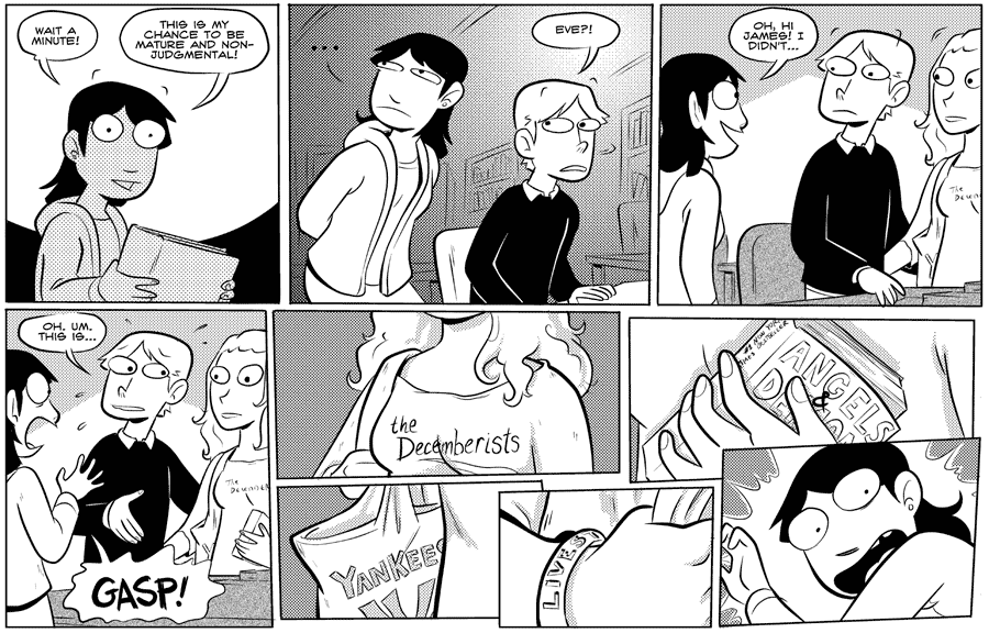 Octopus Pie – #045 – gasp (2007-09-10). Meredith Gran, CC BY-NC-SA 3.0 US. https://www.octopuspie.com/comic/045-gasp/