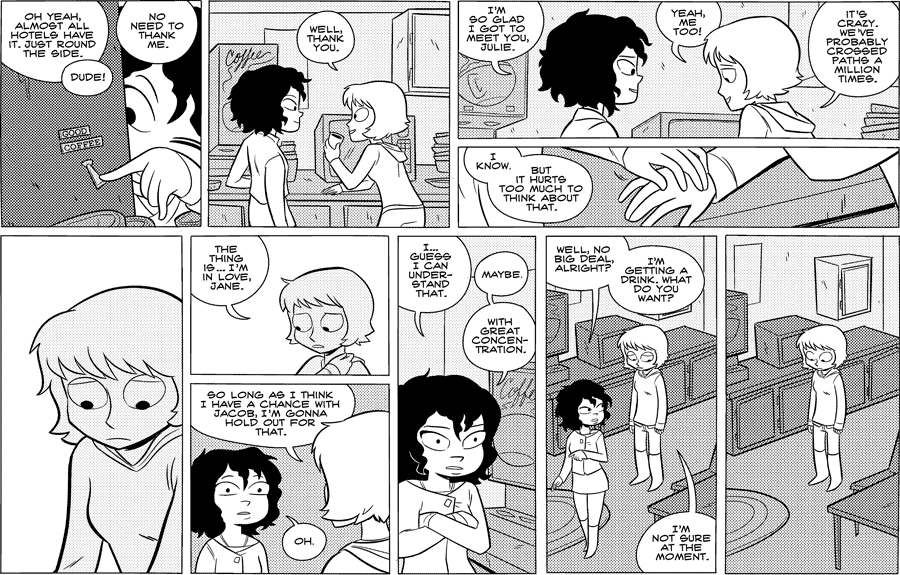 Octopus Pie – #446 – with great concentration (2011-03-02). Meredith Gran, CC BY-NC-SA 3.0 US. https://www.octopuspie.com/comic/446-with-great-concentration/
