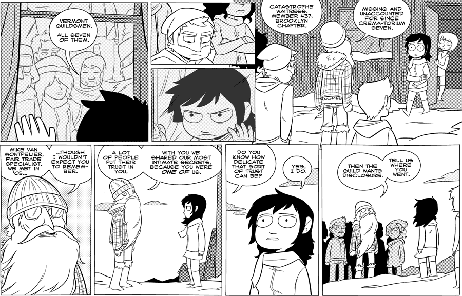 Octopus Pie – #451 – crema-torium seven (2011-03-14). Meredith Gran, CC BY-NC-SA 3.0 US. https://www.octopuspie.com/comic/451-crema-torium-seven/