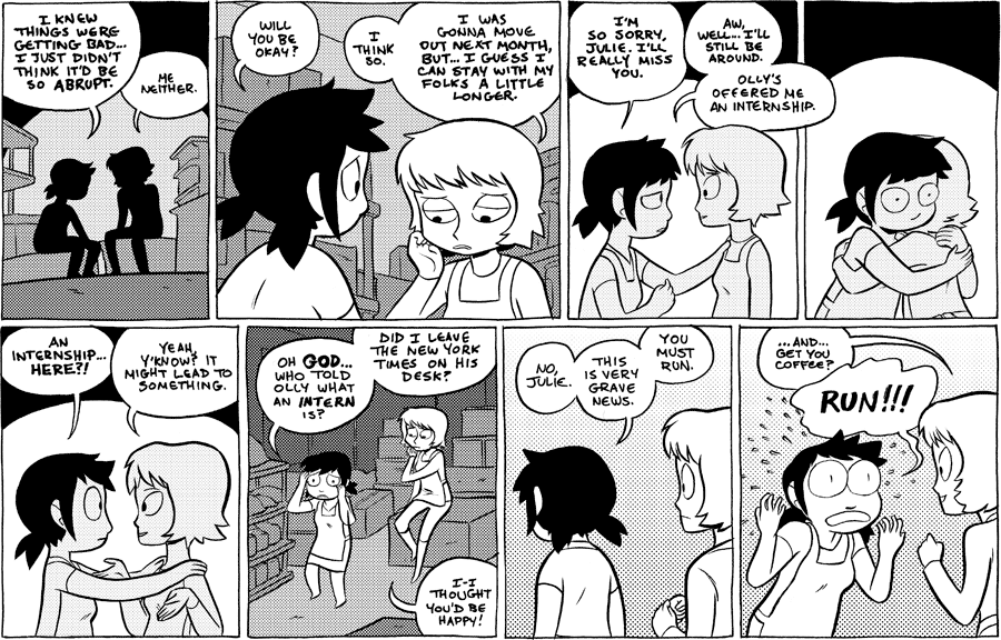Octopus Pie – #460 – internship (2011-04-21). Meredith Gran, CC BY-NC-SA 3.0 US. https://www.octopuspie.com/comic/460-internship/
