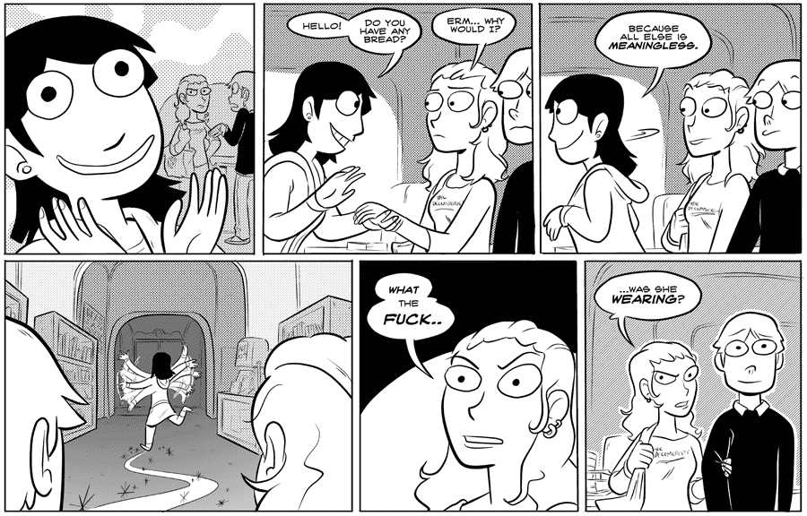 Octopus Pie – #047 – meaningless (2007-09-14). Meredith Gran, CC BY-NC-SA 3.0 US. https://www.octopuspie.com/comic/047-meaningless/