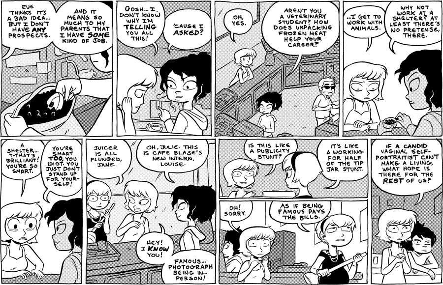 Octopus Pie – #463 – you’re so smart (2011-04-29). Meredith Gran, CC BY-NC-SA 3.0 US. https://www.octopuspie.com/comic/463-youre-so-smart/
