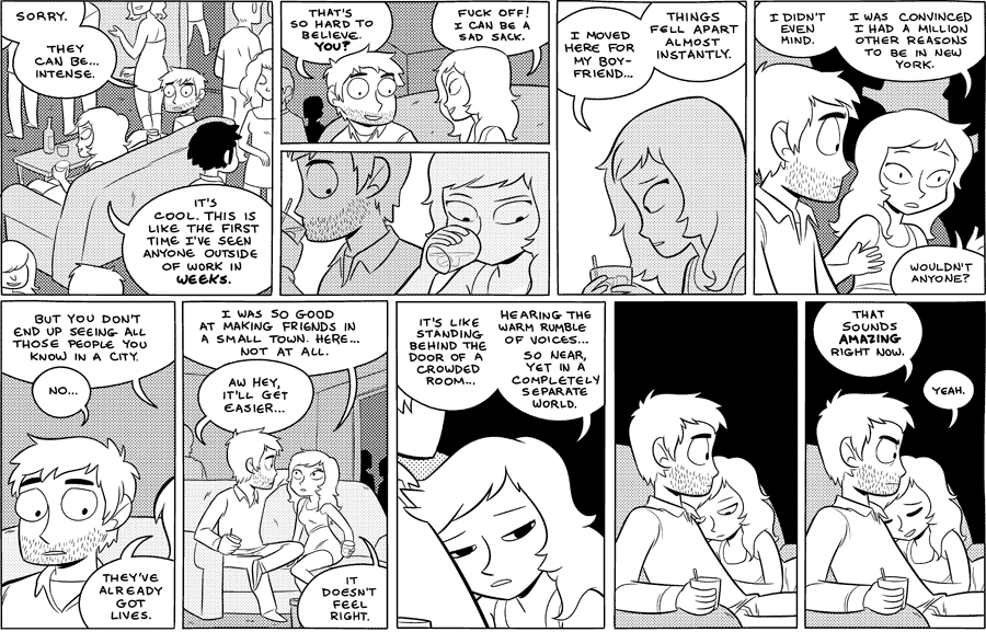 Octopus Pie – #472 – completely separate world (2011-06-06). Meredith Gran, CC BY-NC-SA 3.0 US. https://www.octopuspie.com/comic/472-completely-separate-world/