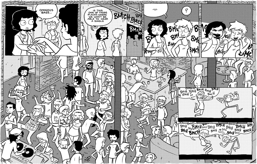 Octopus Pie – #491 – ominous bass (2011-11-08). Meredith Gran, CC BY-NC-SA 3.0 US. https://www.octopuspie.com/comic/491-ominous-bass/