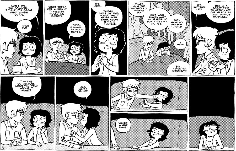 Octopus Pie – #495 – hot mess (2011-11-21). Meredith Gran, CC BY-NC-SA 3.0 US. https://www.octopuspie.com/comic/495-hot-mess/