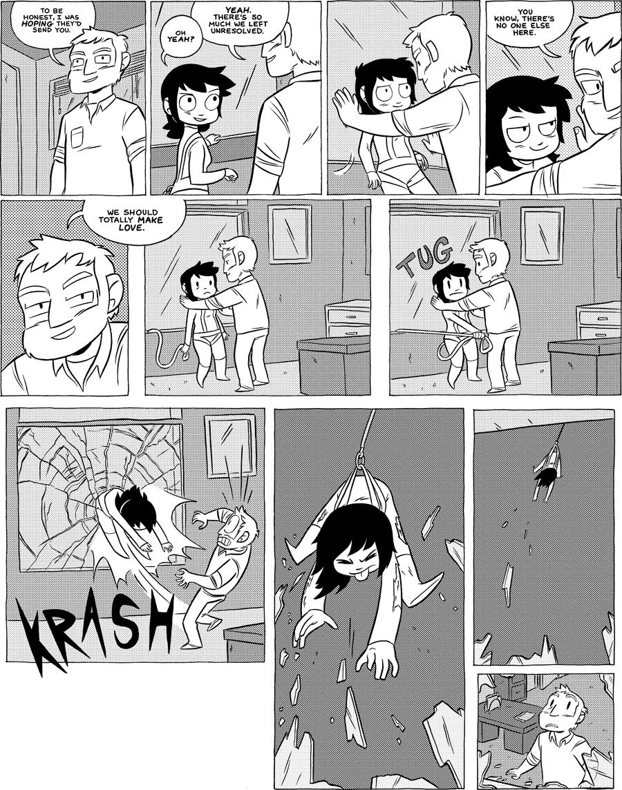 Octopus Pie – #522 – unresolved (2012-03-12). Meredith Gran, CC BY-NC-SA 3.0 US. https://www.octopuspie.com/comic/522-unresolved/