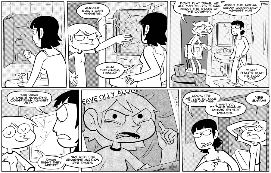 Octopus Pie – #053 – evasive action (2007-10-01). Meredith Gran, CC BY-NC-SA 3.0 US. https://www.octopuspie.com/comic/053-evasive-action/