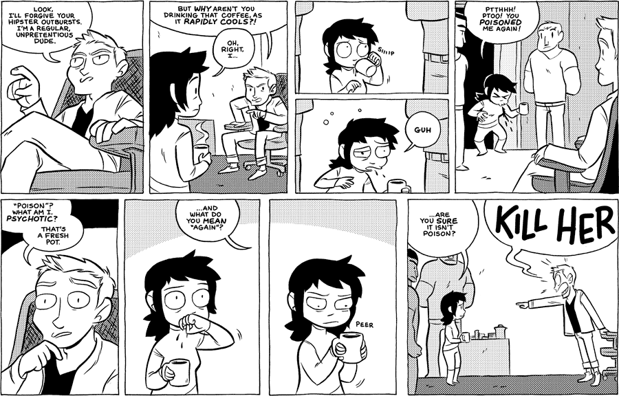 Octopus Pie – #525 – poison (2012-03-21). Meredith Gran, CC BY-NC-SA 3.0 US. https://www.octopuspie.com/comic/525-poison/
