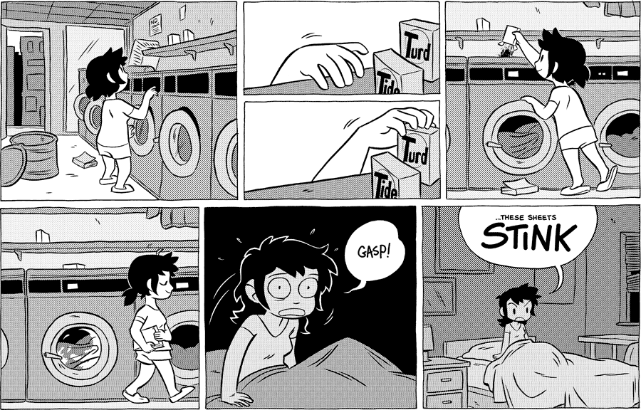 Octopus Pie – #529 – these sheets (2012-04-11). Meredith Gran, CC BY-NC-SA 3.0 US. https://www.octopuspie.com/comic/529-these-sheets/