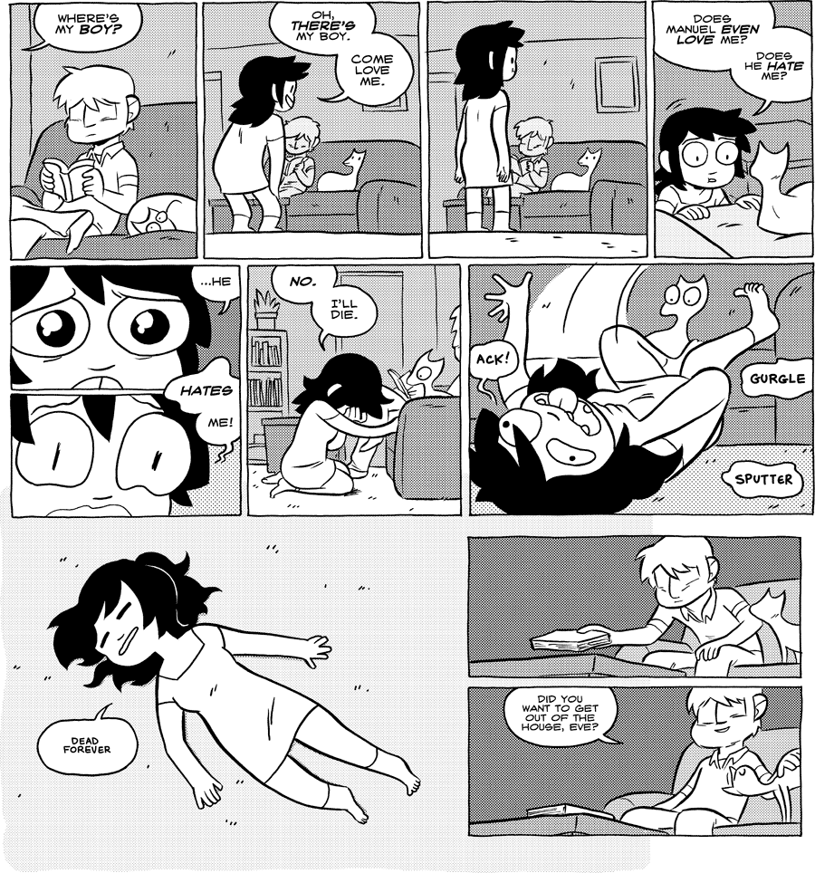 Octopus Pie – #537 – dead forever (2012-05-26). Meredith Gran, CC BY-NC-SA 3.0 US. https://www.octopuspie.com/comic/537-dead-forever/