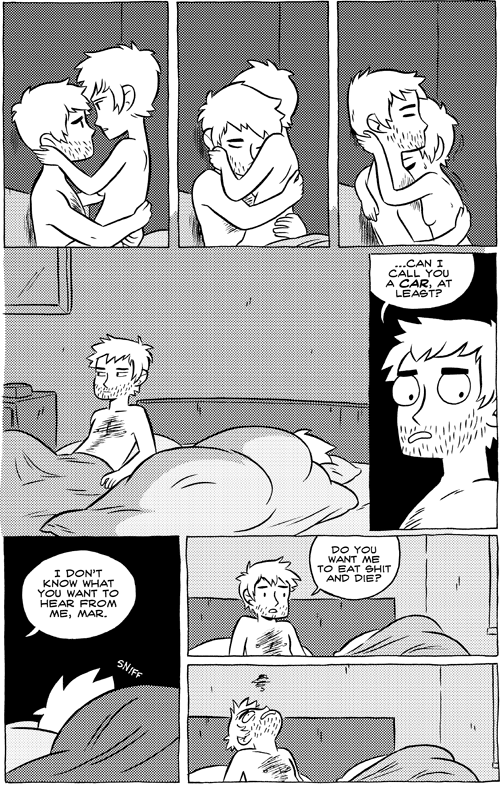 Octopus Pie – #565 – can i call you a car at least (2012-12-14). Meredith Gran, CC BY-NC-SA 3.0 US. https://www.octopuspie.com/comic/565-can-i-call-you-a-car-at-least/