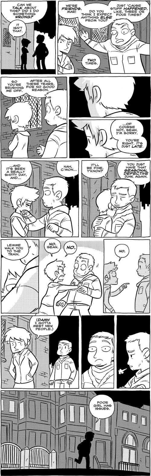Octopus Pie – #570 – poor girl has issues (2012-12-28). Meredith Gran, CC BY-NC-SA 3.0 US. https://www.octopuspie.com/comic/570-poor-girl-has-issues/