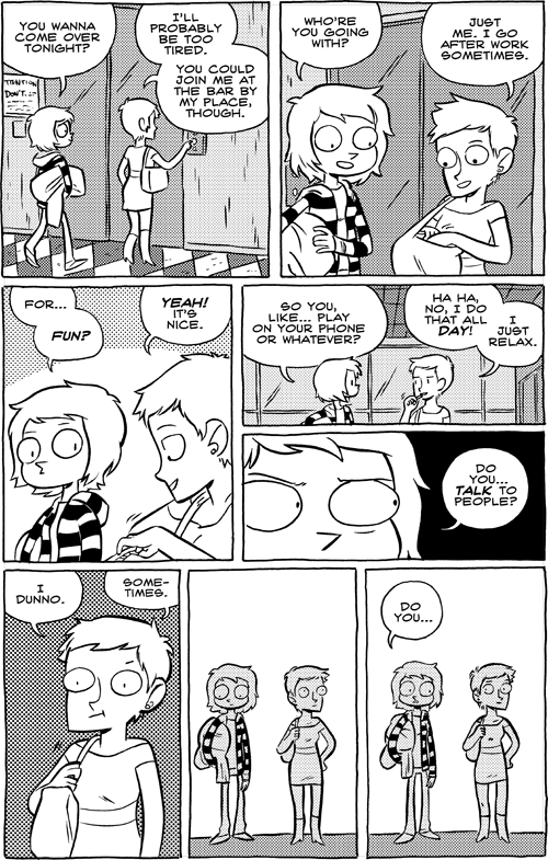 Octopus Pie – #577 – just me (2013-02-02). Meredith Gran, CC BY-NC-SA 3.0 US. https://www.octopuspie.com/comic/577-just-me/