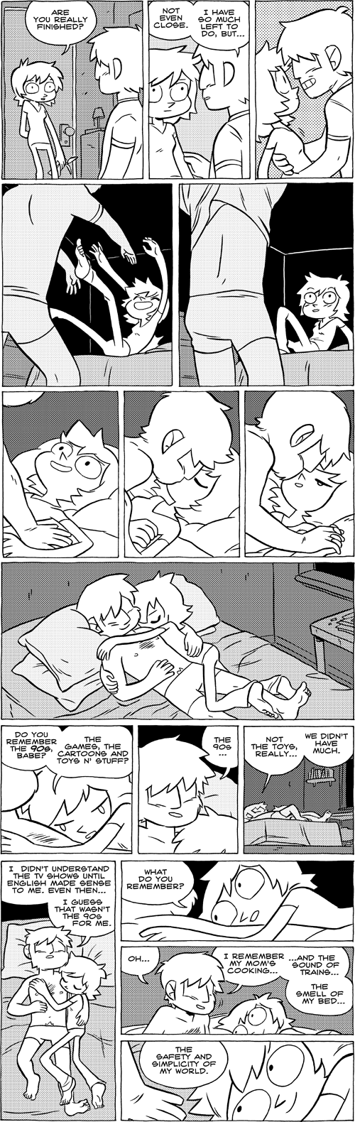 Octopus Pie – #595 – the 90s (2013-04-03). Meredith Gran, CC BY-NC-SA 3.0 US. https://www.octopuspie.com/comic/595-the-90s/