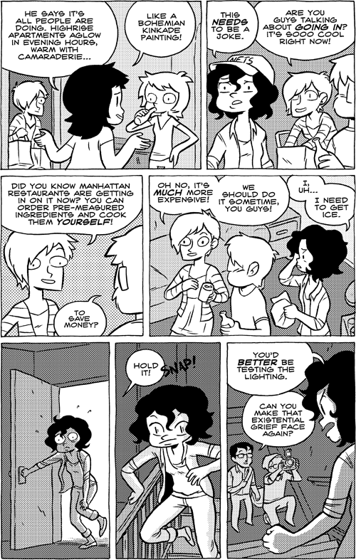 Octopus Pie – #606 – a bohemian kinkade painting (2013-06-07). Meredith Gran, CC BY-NC-SA 3.0 US. https://www.octopuspie.com/comic/606-a-bohemian-kinkade-painting/