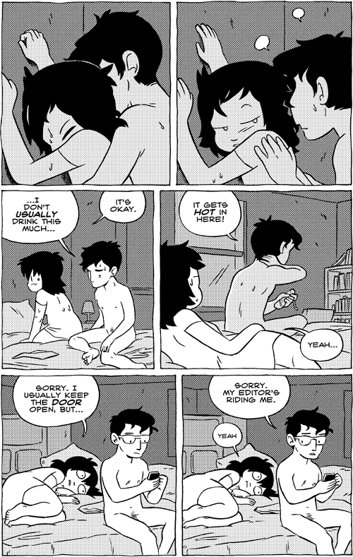 Octopus Pie – #615 – it gets hot in here (2013-07-10). Meredith Gran, CC BY-NC-SA 3.0 US. https://www.octopuspie.com/comic/615-it-gets-hot-in-here/
