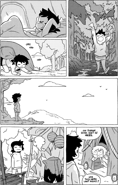 Octopus Pie – #624 – oh thank god (2013-09-28). Meredith Gran, CC BY-NC-SA 3.0 US. https://www.octopuspie.com/comic/624-oh-thank-god/