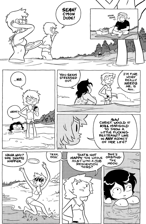 Octopus Pie – #627 – orbiting the moon (2013-10-21). Meredith Gran, CC BY-NC-SA 3.0 US. https://www.octopuspie.com/comic/627-orbiting-the-moon/