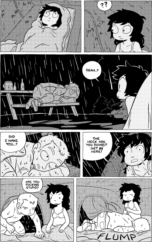 Octopus Pie – #631 – the heck are you doing (2013-11-05). Meredith Gran, CC BY-NC-SA 3.0 US. https://www.octopuspie.com/comic/631-the-heck-are-you-doing/