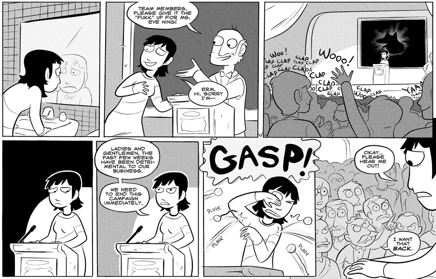 Octopus Pie – #063 – gasp part 2 (2007-10-24). Meredith Gran, CC BY-NC-SA 3.0 US. https://www.octopuspie.com/comic/063-gasp-part-2/