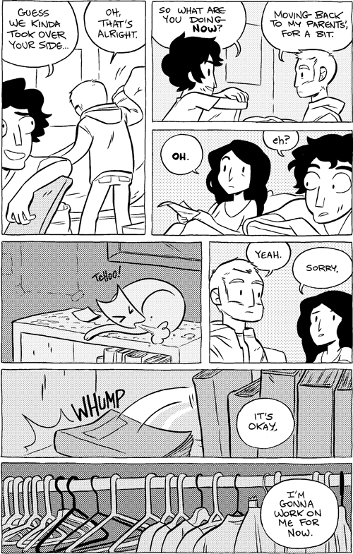 Octopus Pie – #465 – working on me (2014-03-04). Meredith Gran, CC BY-NC-SA 3.0 US. https://www.octopuspie.com/comic/465-working-on-me/