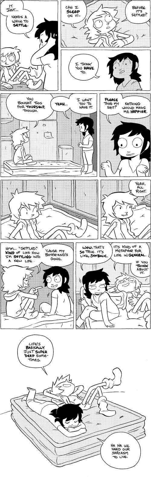 Octopus Pie – #658 + 659 – life’s basically just super deep (2014-04-22). Meredith Gran, CC BY-NC-SA 3.0 US. https://www.octopuspie.com/comic/658-659-lifes-basically-just-super-deep/