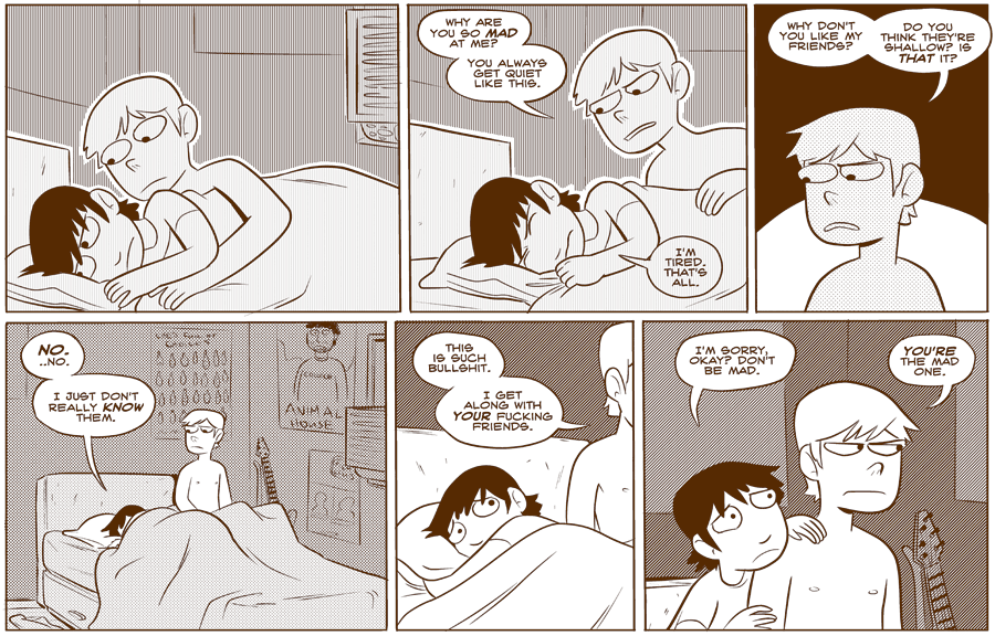 Octopus Pie – #068 – shallow (2007-11-05). Meredith Gran, CC BY-NC-SA 3.0 US. https://www.octopuspie.com/comic/068-shallow/