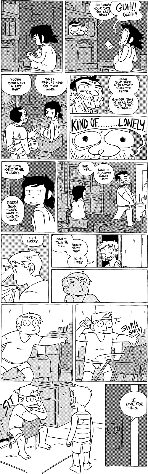 Octopus Pie – #700 + 701 – love is a pretty sweet fruit (2014-08-25). Meredith Gran, CC BY-NC-SA 3.0 US. https://www.octopuspie.com/comic/700-701-love-is-a-pretty-sweet-fruit/