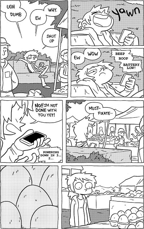 Octopus Pie – #707 – powering down (2014-09-17). Meredith Gran, CC BY-NC-SA 3.0 US. https://www.octopuspie.com/comic/707-powering-down/